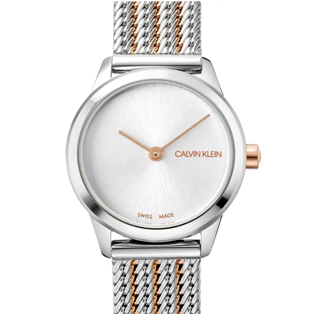 [SALE]Calvin Klein カルバンクライン K3M23B26 ミニマル エクステンション ステンレス シルバー 26mm レディース腕時計 [新品]