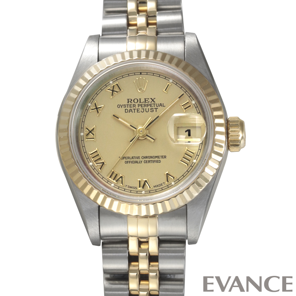 【半額】 ロレックス ROLEX YG デイトジャスト レディース ロレックス / 時計