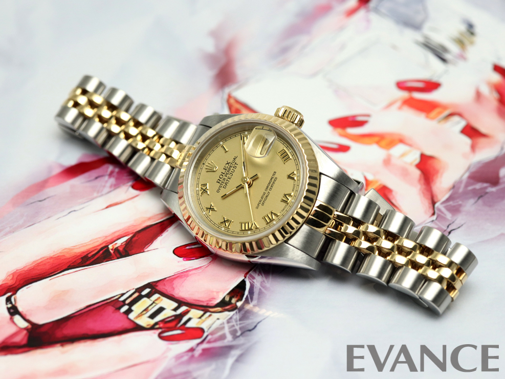 ロレックス ROLEX / ロレックス レディース デイトジャスト YGコンビ 東京都 EVANCE エバンス | 腕時計の総合検索サイト「  トケポ（Tokepo）」