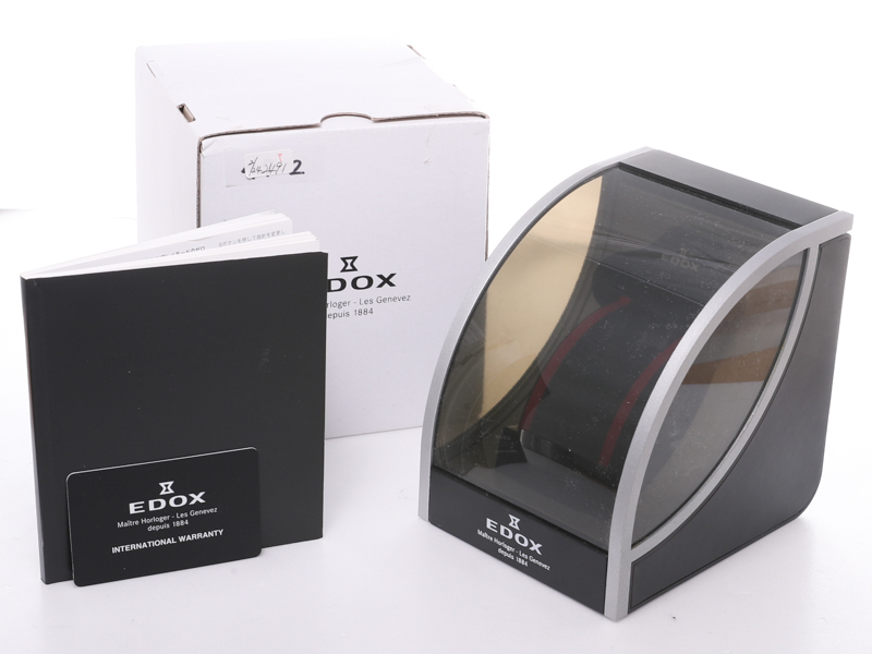 【EDOX エドックス】80079 クラスワン CLASS1 カーボン文字盤 SS/セラミック 自動巻 デイト メンズ 2491-0_8枚目画像